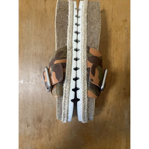 j/slides Womens Sz 9 Slides sandals Camo Buckle Confortable - Picture 8 of 11